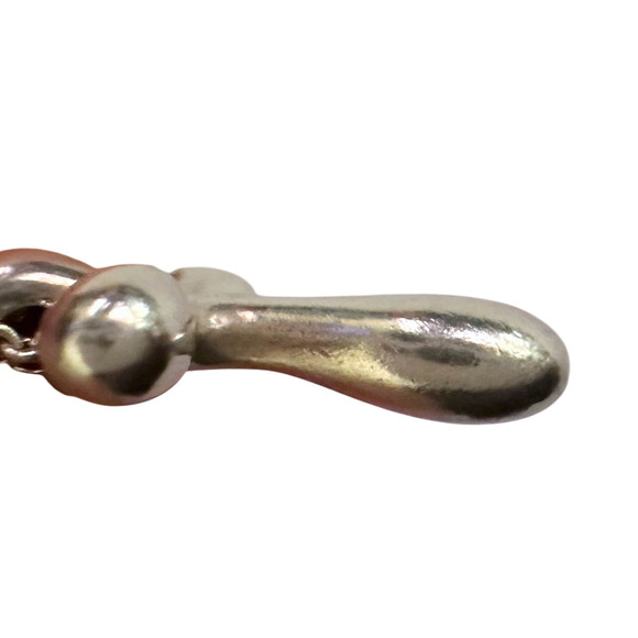 Tiffany and Co Elsa Peretti Cross Pendant Necklace in Sterling Silver (16") - Picture 8 of 12